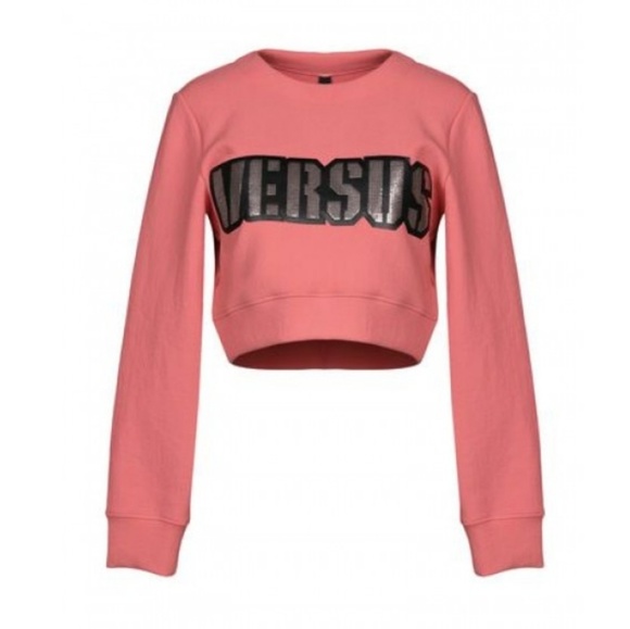 NEW VERSUS VERSACE Cropped Patch Logo Sweatshirt - Picture 3 of 8